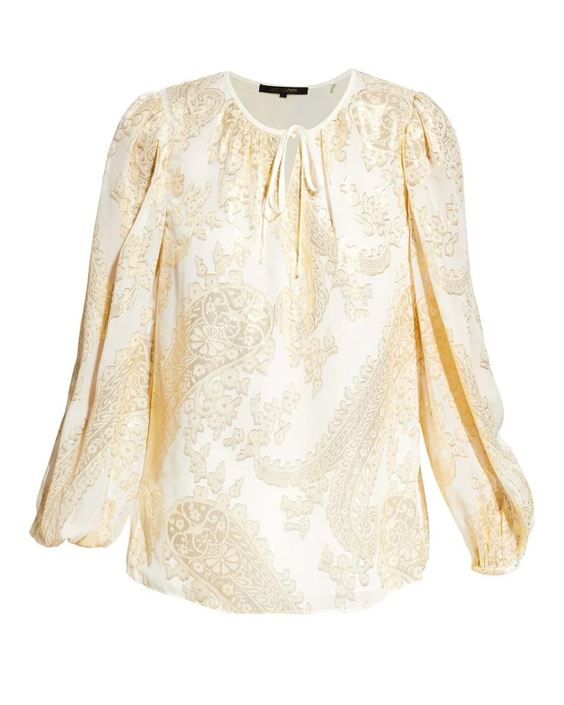 商品Kobi Halperin|Nicky Metallic Jacquard Blouse,价格¥1450,第2张图片详细描述