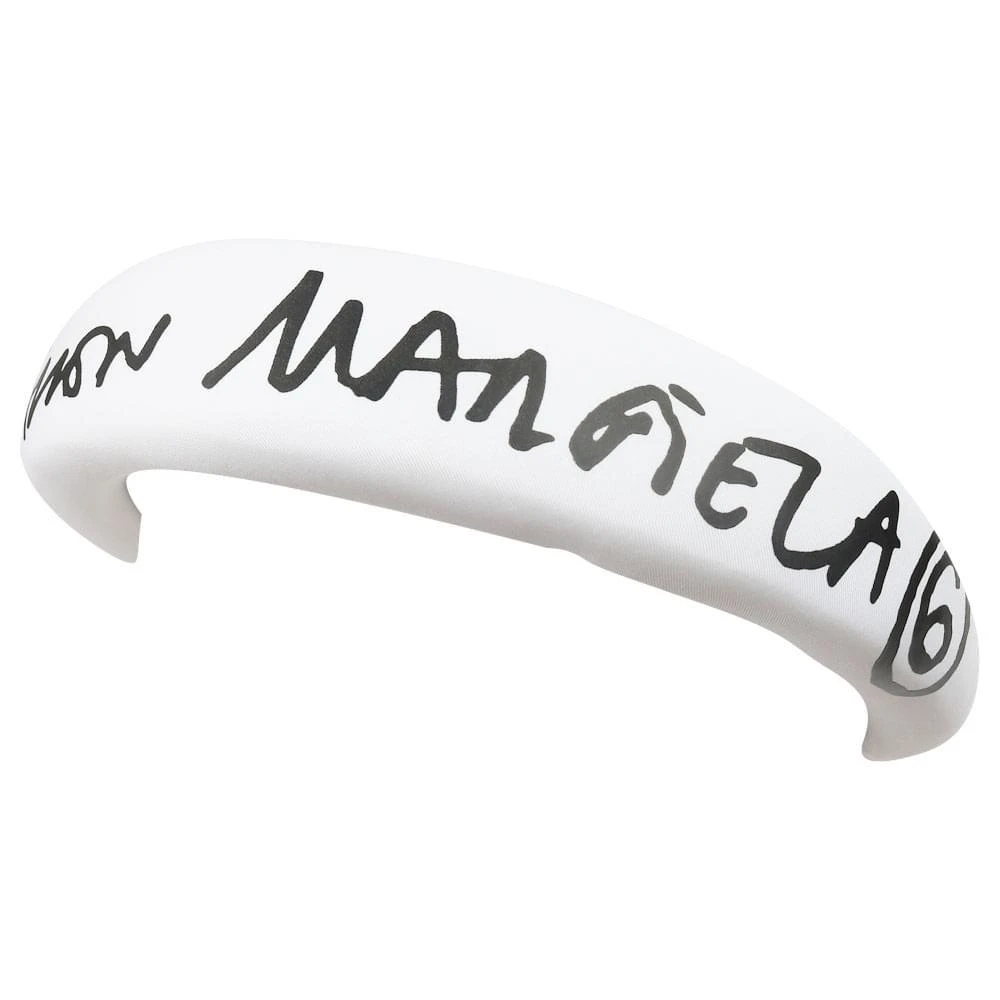 商品MAISON MARGIELA|White Logo Hairband,价格¥237,第4张图片详细描述