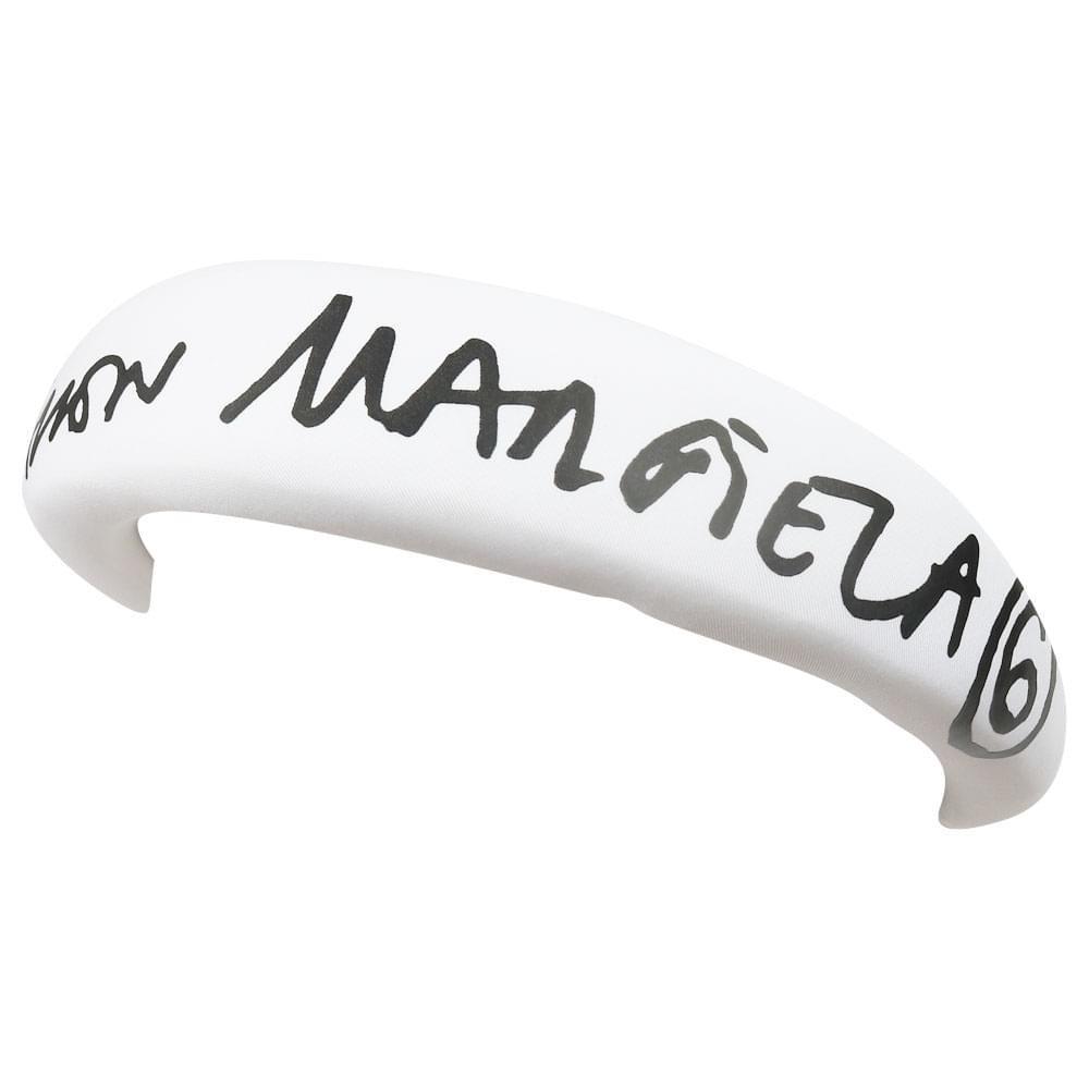 商品MAISON MARGIELA|White Logo Hairband,价格¥221,第6张图片详细描述