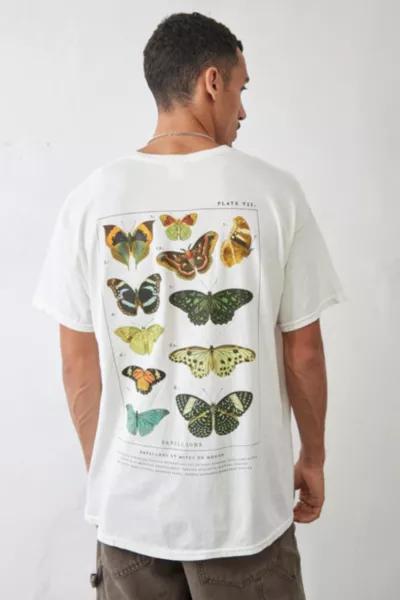 UO White Butterfly Display Tee商品第4张图片规格展示