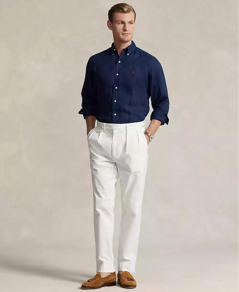 商品Ralph Lauren|男士经典版型亚麻衬衫 多款配色,价格¥1028,第1张图片
