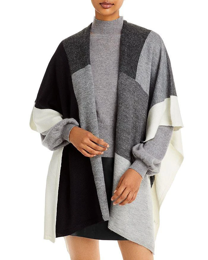 商品Echo Design|Colorblock Knit Ruana,价格¥621,第1张图片