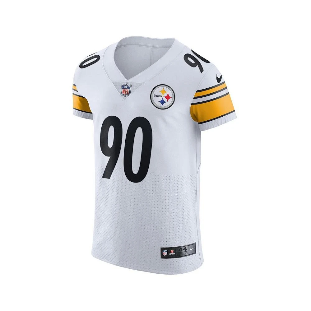 商品NIKE|Men's T.J. Watt White Pittsburgh Steelers Vapor Elite Player Jersey,价格¥2557,第3张图片详细描述