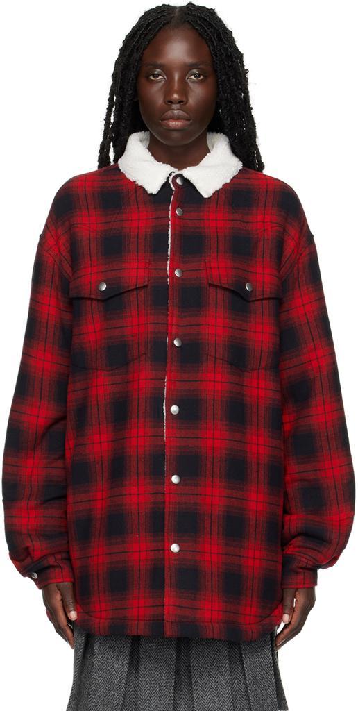 商品We11done|红色格纹夹克,价格¥6960,第1张图片