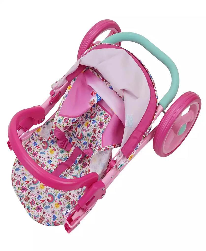 商品Baby Alive|Pink And Rainbow Doll Jogging Stroller,价格¥300,第3张图片详细描述