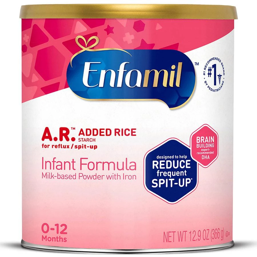 商品Enfamil|Enfamil A.R. 防吐奶婴儿配方奶1段 366g,价格¥172,第1张图片