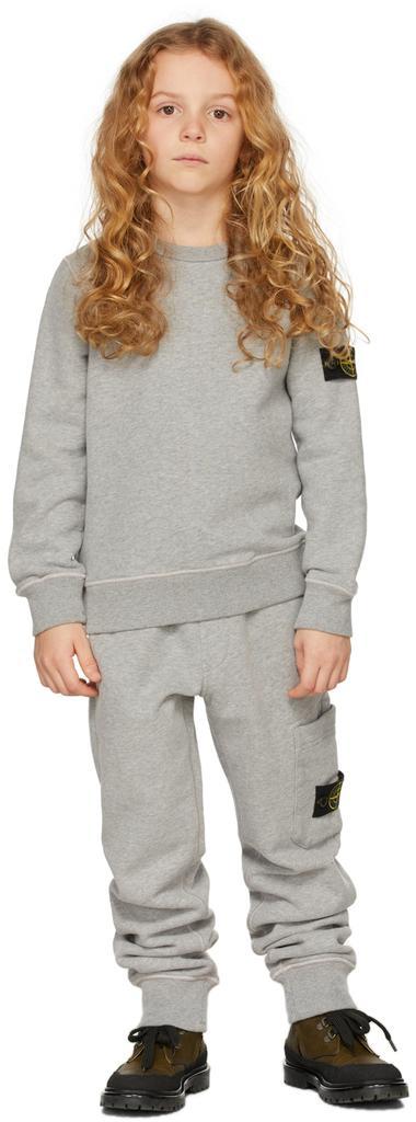 商品Stone Island Junior|Kids Grey Classic Sweatshirt,价格¥1168,第1张图片