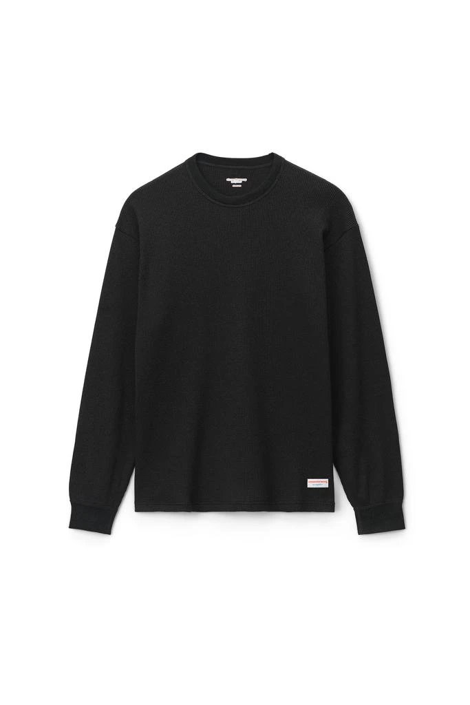 商品Alexander Wang|UNISEX LONG SLEEVE IN COTTON WAFFLE THERMAL,价格¥564,第1张图片