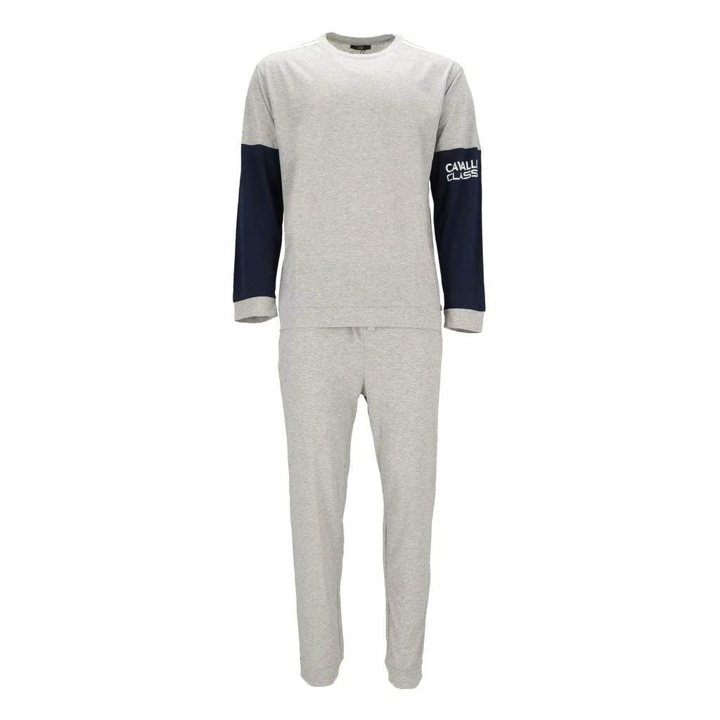 商品cavalli CLASS|Mens Grey Melange Pajamas,价格¥397,第1张图片