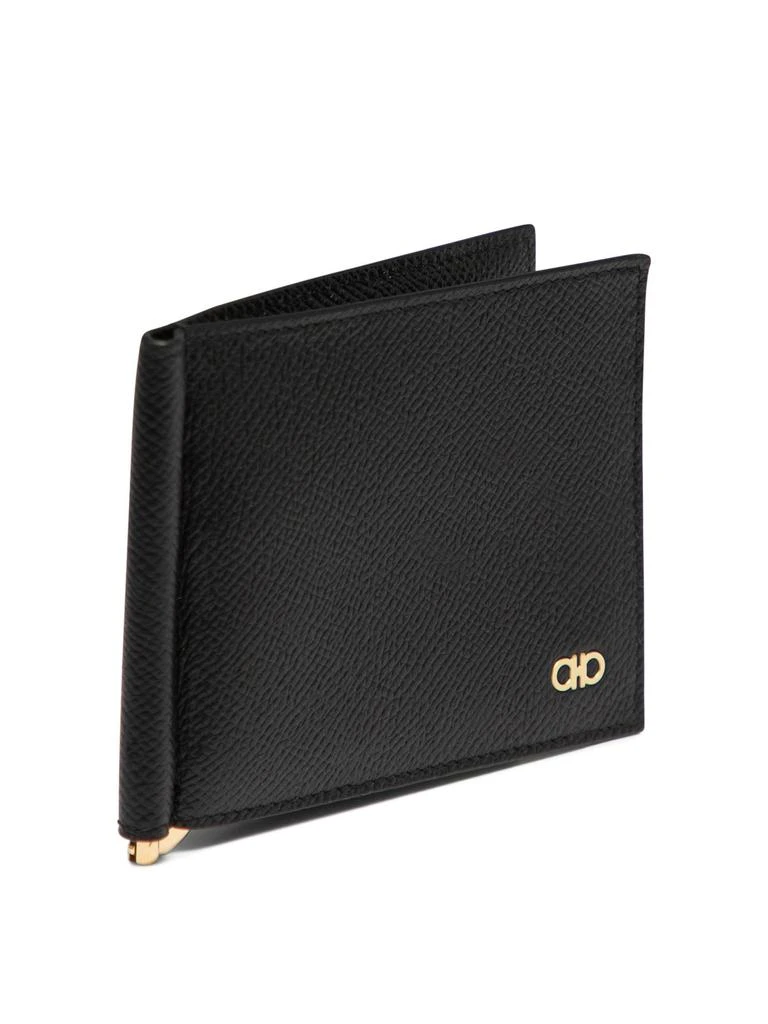 商品Salvatore Ferragamo|Gancini Wallets & Card Holders Black,价格¥1889,第2张图片详细描述