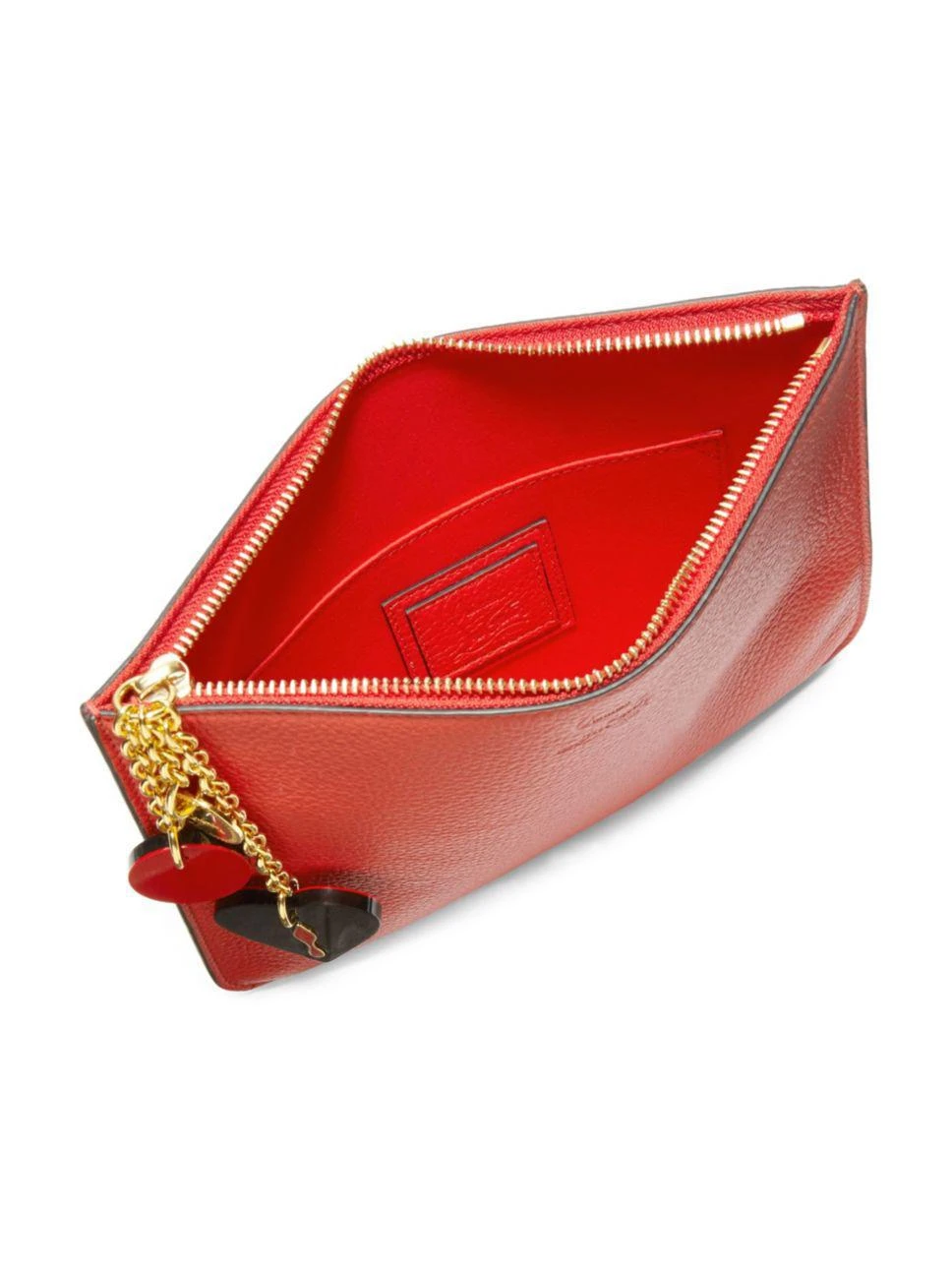 商品Christian Louboutin|Loubicute Leather Clutch,价格¥3527,第2张图片详细描述