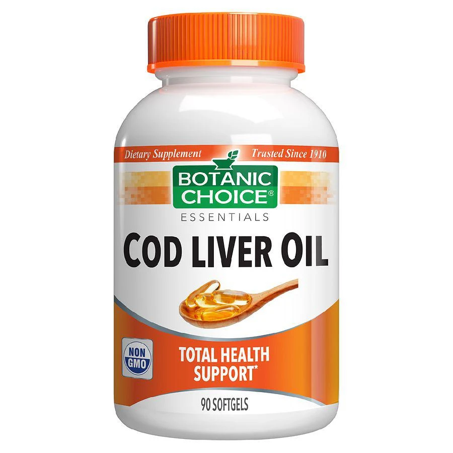 商品Botanic Choice|Cod Liver Oil with Vitamins A & D,价格¥117,第1张图片