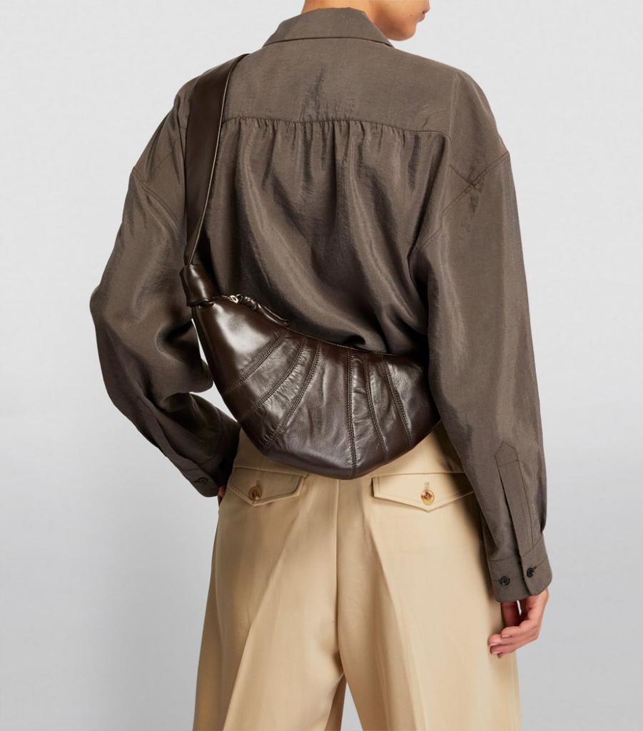 商品Lemaire|Small Leather Croissant Shoulder Bag,价格¥7056,第4张图片详细描述