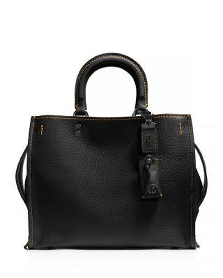 商品Coach|Glovetanned Pebble Rogue Satchel ,价格¥6013,第1张图片