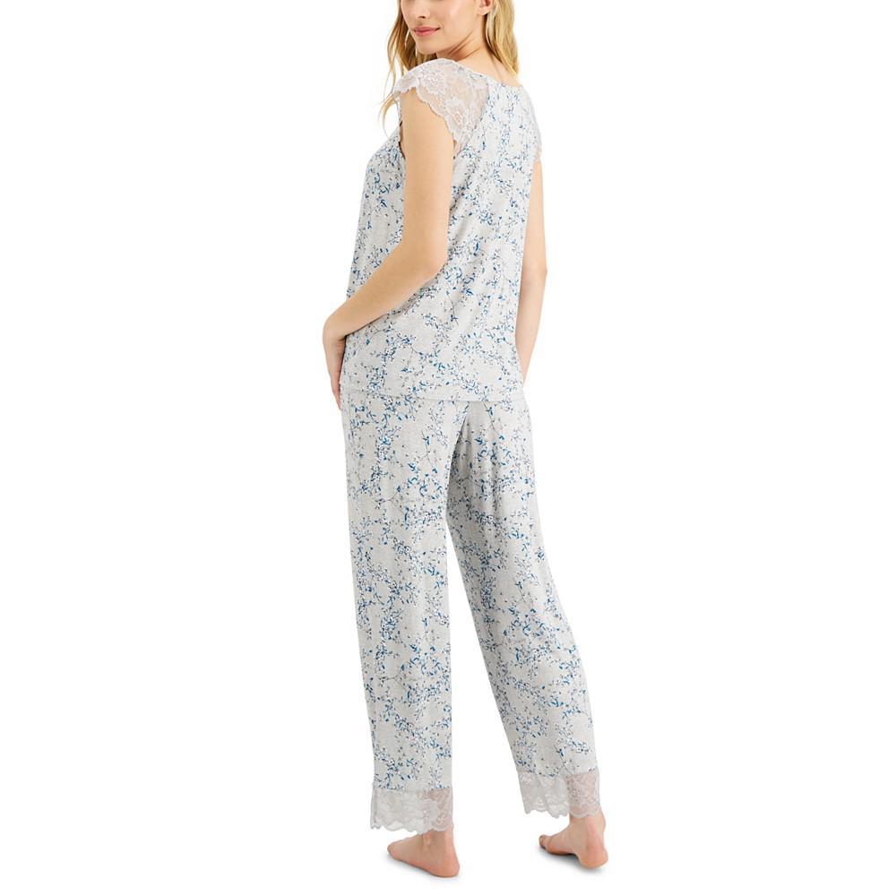 商品Charter Club|Cotton Lace-Trim Pajama Set, Created for Macy's,价格¥162,第4张图片详细描述