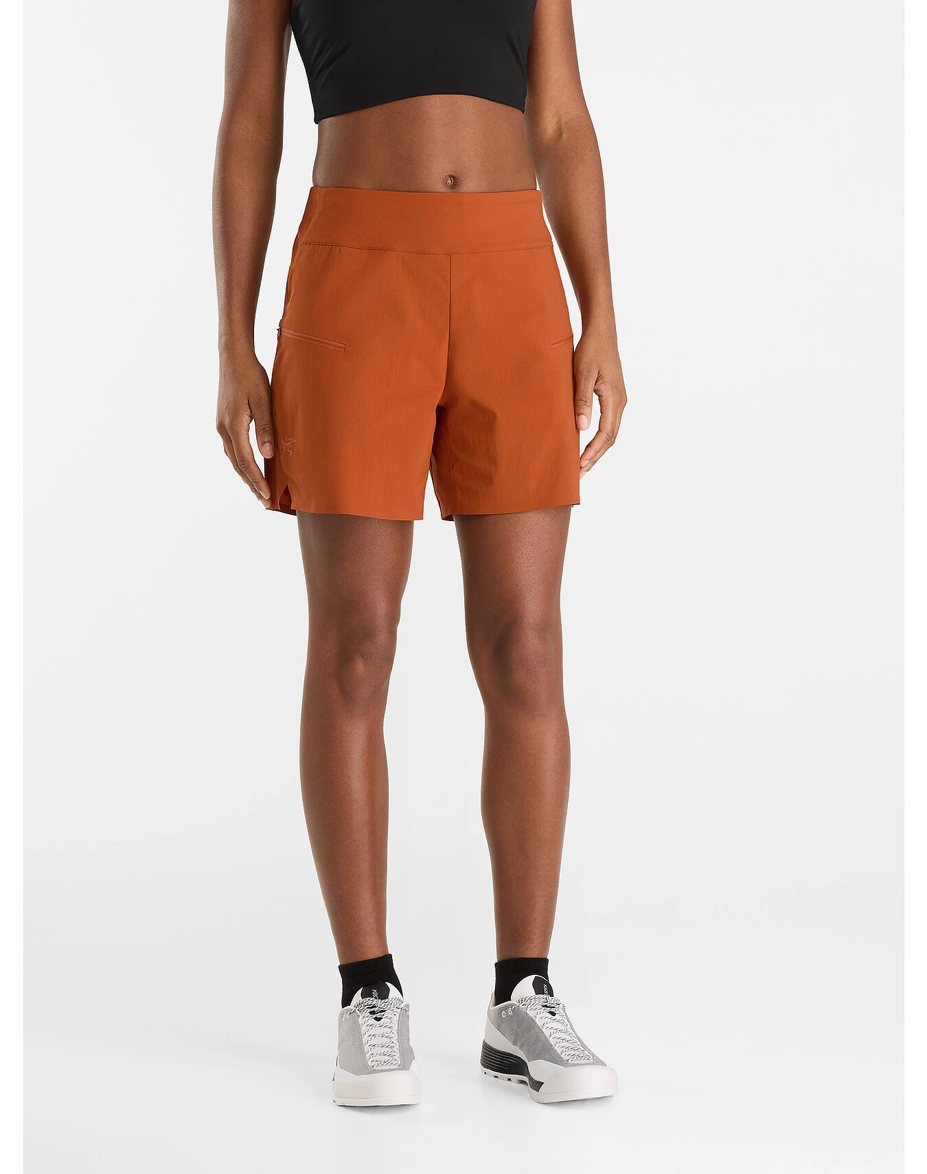 商品Arc'teryx|Arc'teryx 女士户外冲锋裤 X000007095FIKA 棕色,价格¥886,第3张图片详细描述