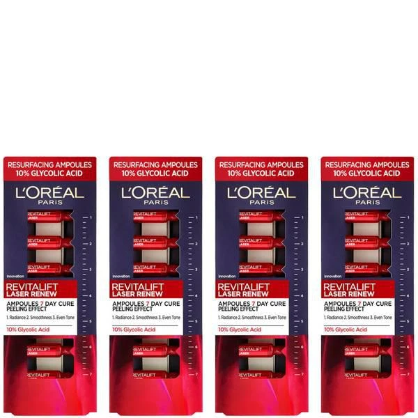 商品L'Oreal Paris|Revitalift Laser Ampoules 10%果酸精华安瓶 - 4x7支,价格¥1120,第1张图片