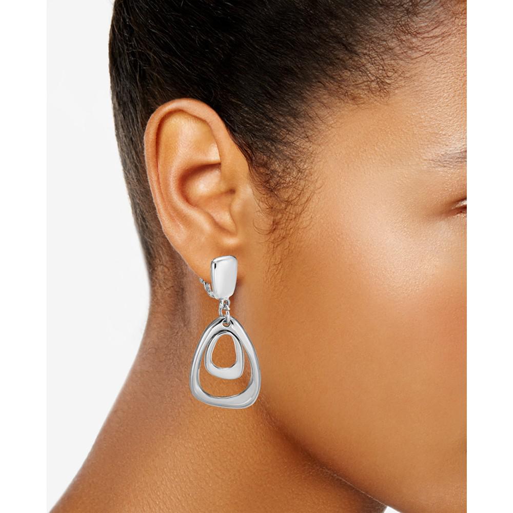 Organic Orbital Drop Clip-On Earrings, Created for Macy's商品第2张图片规格展示