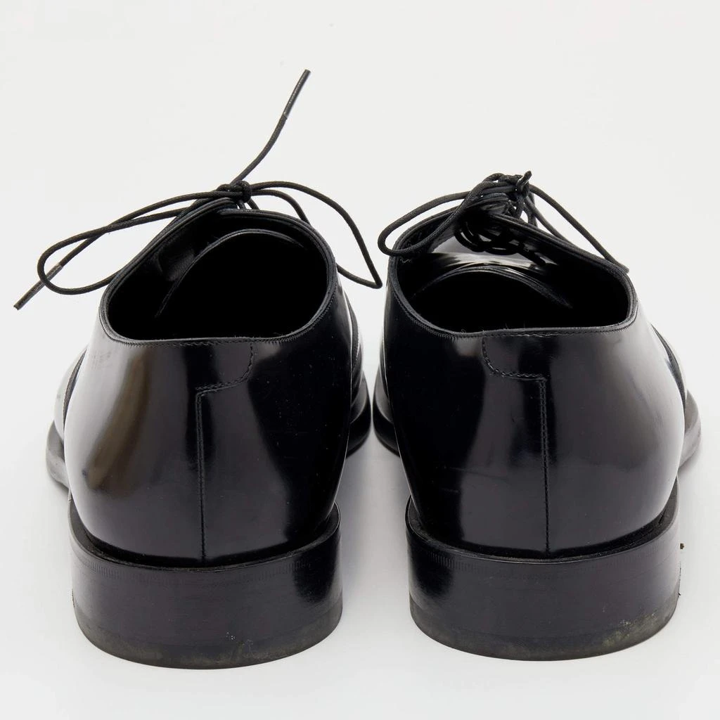 商品[二手商品] Louis Vuitton|Louis Vuitton Black Leather Lace Up Oxford Size 43,价格¥2364,第5张图片详细描述