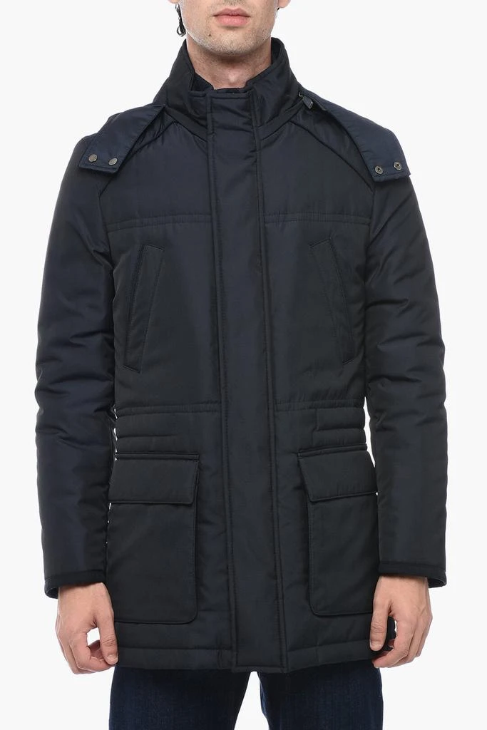 商品Corneliani|Corneliani Removable Hood Padded Jacket,价格¥3920,第1张图片