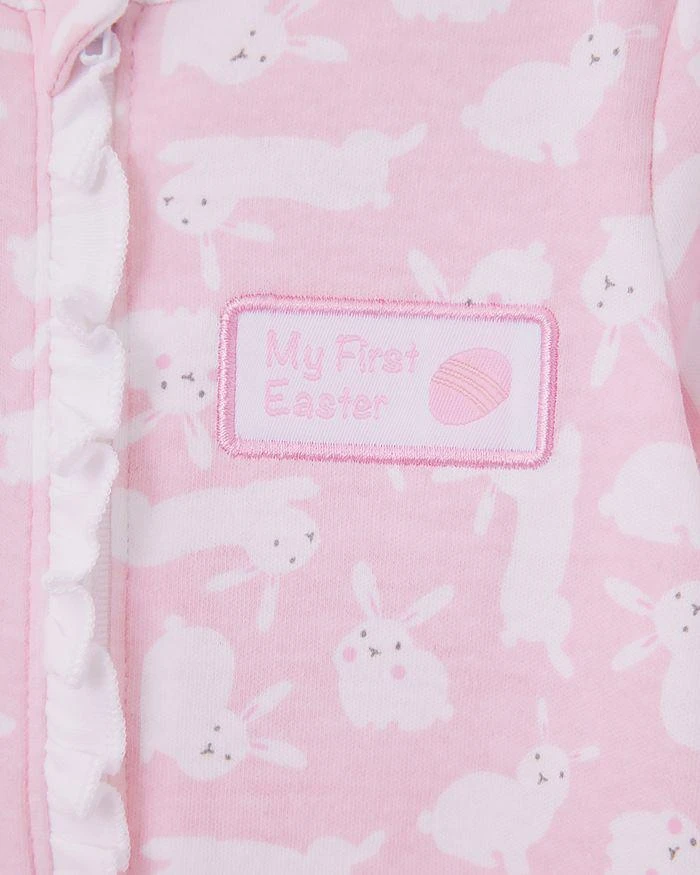 商品Little Me|Girls' Bunny Cotton Footie & Hat Set - Baby,价格¥192,第4张图片详细描述