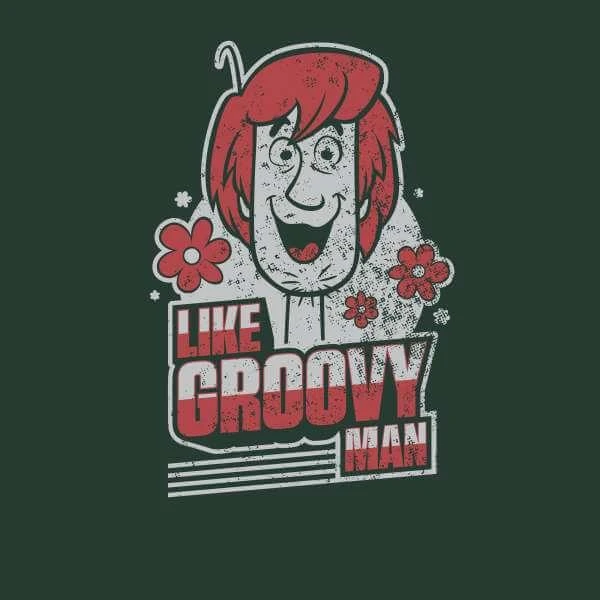 商品Original Hero|Scooby Doo Like, Groovy Man Sweatshirt - Forest Green,价格¥251,第2张图片详细描述