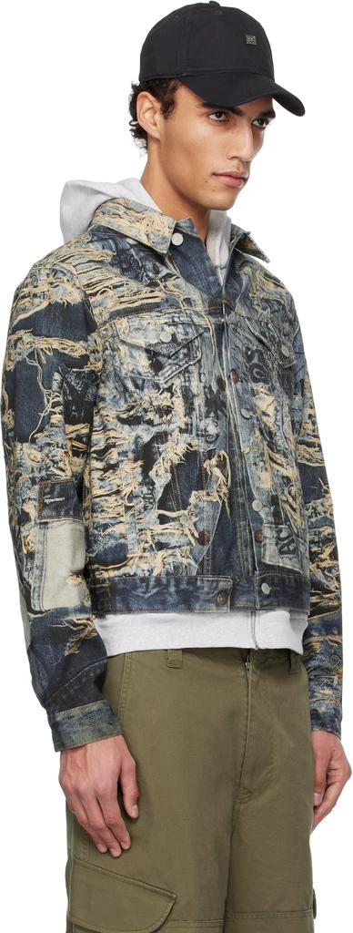 商品Acne Studios|海军蓝 Trompe L'oeil 夹克,价格¥7067,第2张图片详细描述
