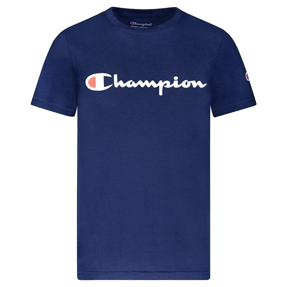 商品CHAMPION|Little Boys Short Sleeve Signature T-shirt,价格¥63,第1张图片详细描述