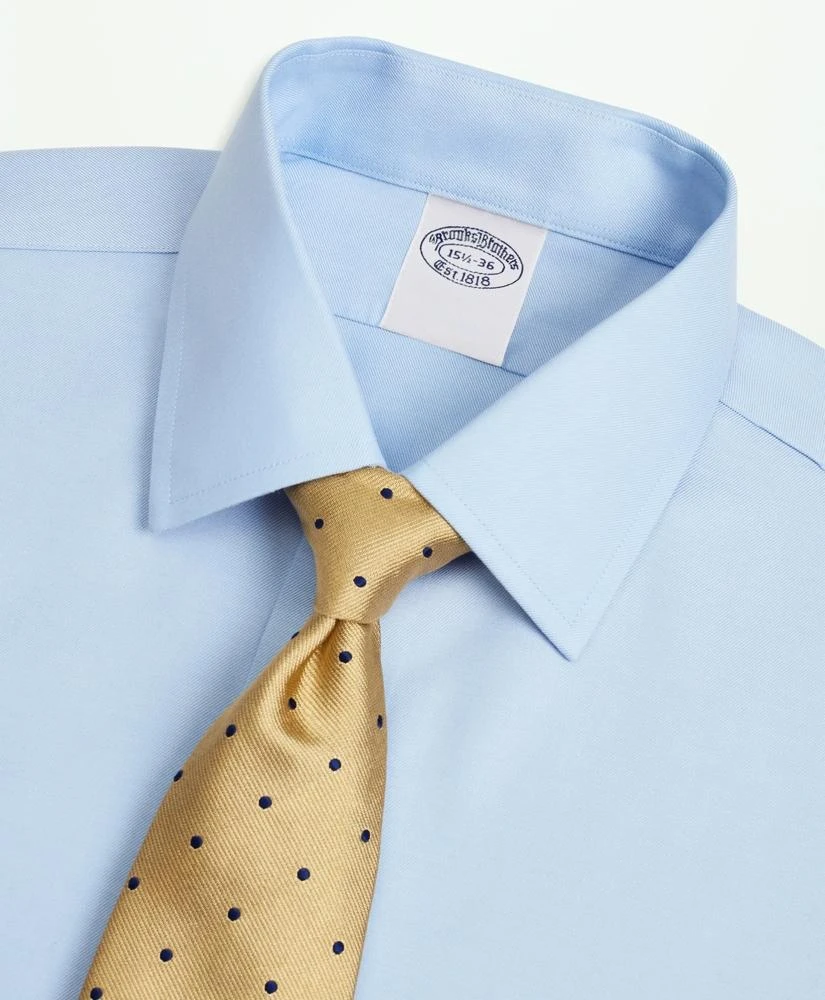 商品Brooks Brothers|Stretch Supima® Cotton Non-Iron Twill Ainsley Collar Dress Shirt,价格¥959,第2张图片详细描述