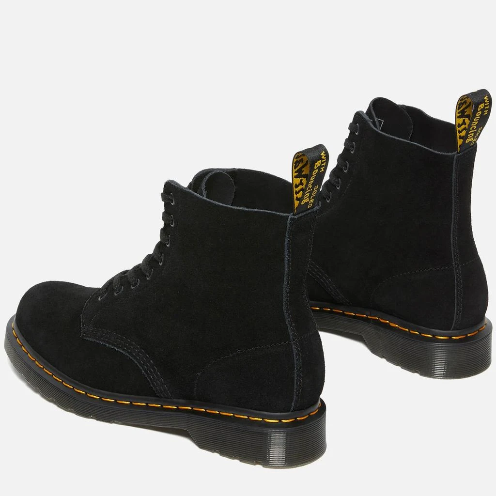 商品Dr. Martens|Dr. Martens Men's 1460 Suede Pascal 8-Eye Boots - Black,价格¥856,第4张图片详细描述