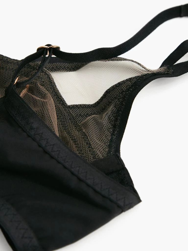 商品L'Agent by Agent Provocateur|Joan cutout-strap underwired mesh bra,价格¥454,第4张图片详细描述