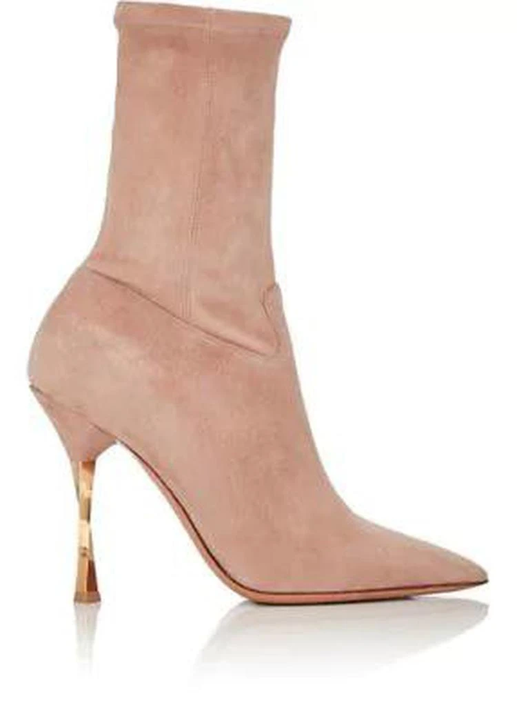 商品Valentino|Chamois Suede Ankle Boots,价格¥3712,第1张图片