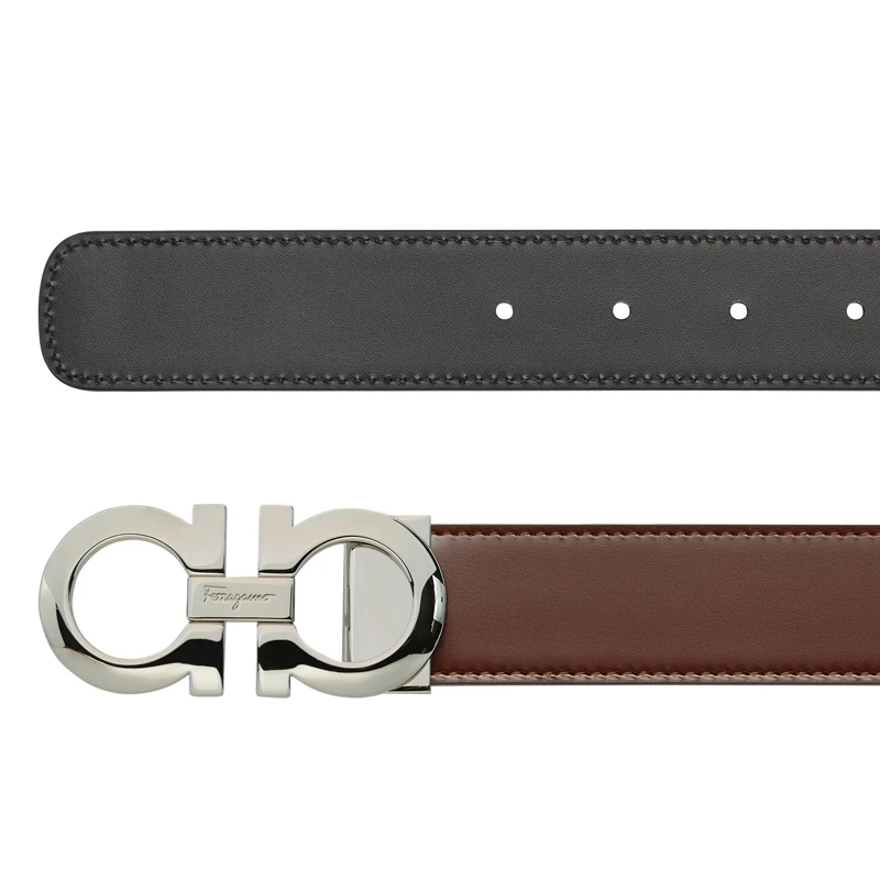 SALVATORE FERRAGAMO 棕色男士腰带 675542-746520 商品