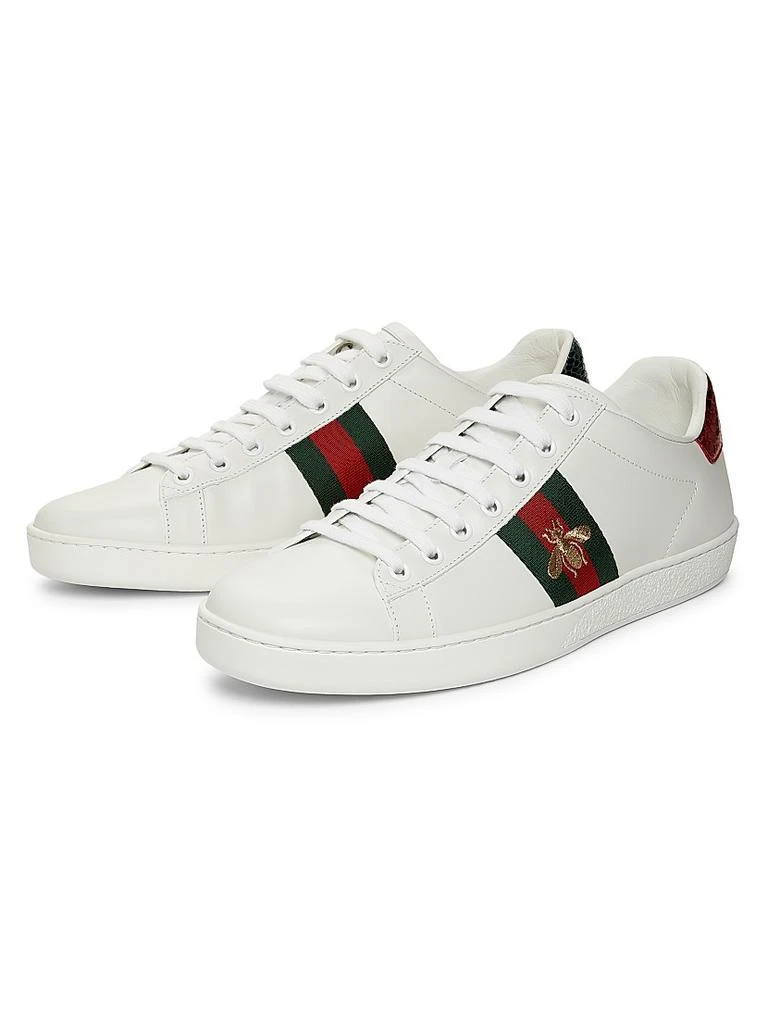 商品Gucci|New Ace Bee Embroidered Sneakers,价格¥7069,第2张图片详细描述
