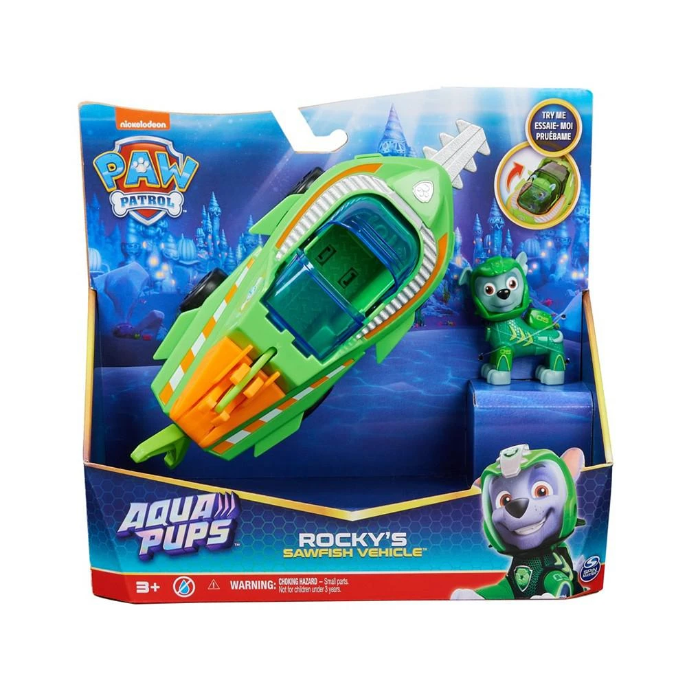 Aqua Pups Rocky Transforming Sawfish Vehicle with Collectible Action Figure 商品