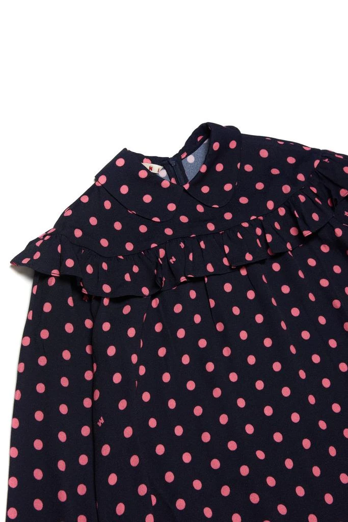 商品Marni|Marni Kids Polka Dot Printed Flared Dress,价格¥1383,第3张图片详细描述