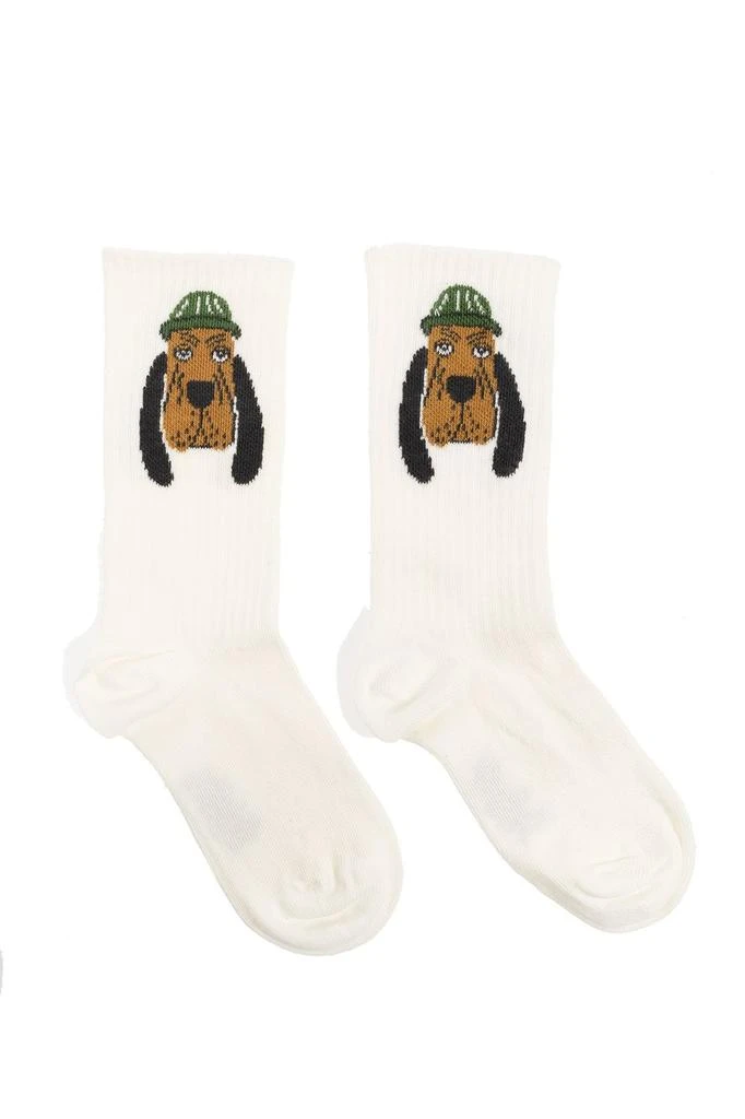 商品Mini Rodini|Mini Rodini 3 Pack Pattern Intarsia Socks,价格¥149,第2张图片详细描述