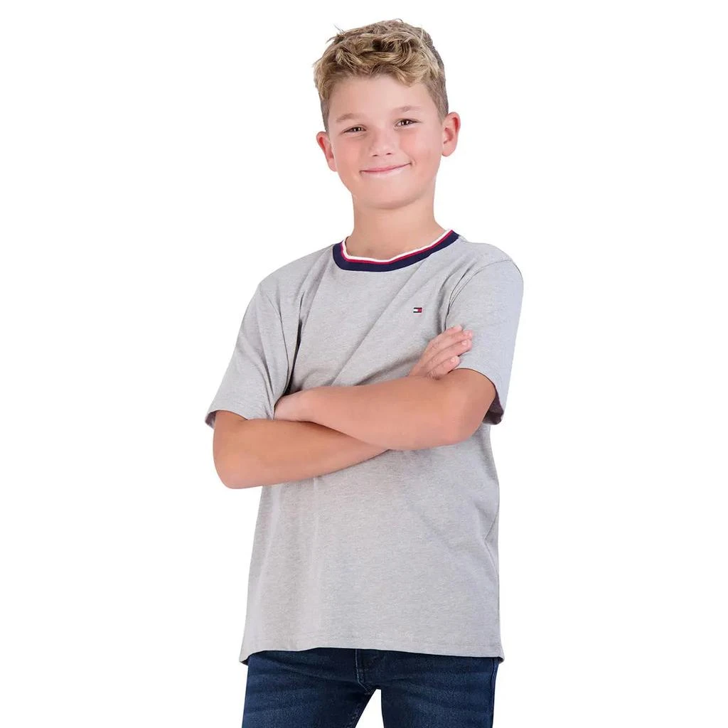 商品Tommy Hilfiger|Tommy Hilfiger Boy's YD Ringer Short Sleeve T-Shirt,价格¥92,第4张图片详细描述