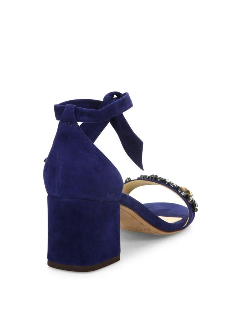 商品Alexandre Birman|Clarita Jeweled Suede Block Heel Sandals,价格¥2063,第2张图片详细描述