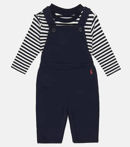 商品Ralph Lauren|Baby shirt and overalls set,价格¥706,第2张图片详细描述