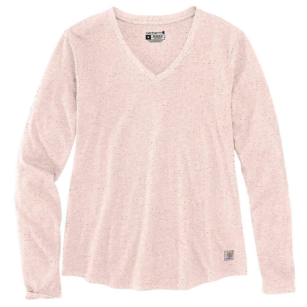 Carhartt Women's Relaxed Fit Midweight LS V-Neck T-Shirt商品第4张图片规格展示