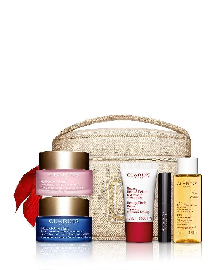 商品Clarins|Multi Active Luxury Skincare Set ($169 value),价格¥817,第1张图片