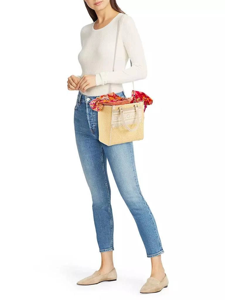 商品BVLGARI|Logo Raffia Tote,价格¥22583,第3张图片详细描述