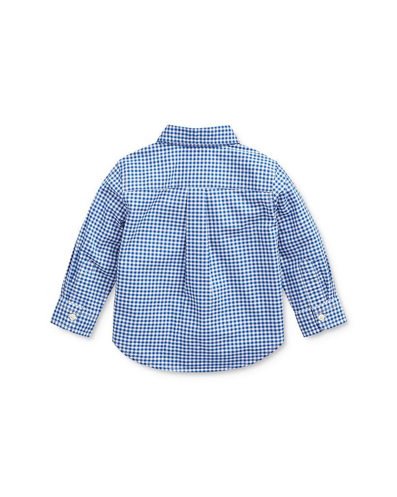 Boys' Cotton Plaid Shirt - Baby商品第2张图片规格展示