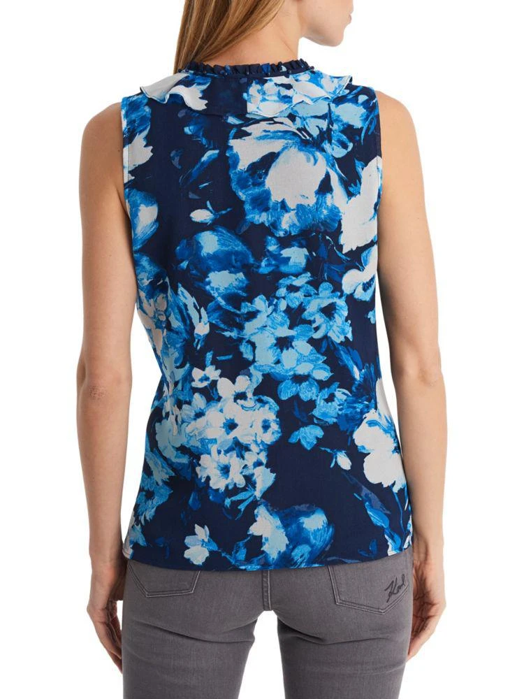 商品Karl Lagerfeld Paris|Ruffle-Front Sleeveless Blouse,价格¥187,第2张图片详细描述