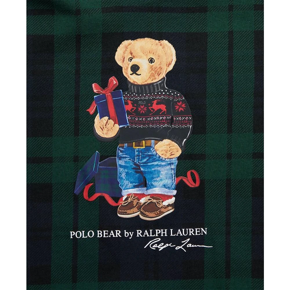 商品Ralph Lauren|Baby Boys Polo Bear Jersey T Shirt and Fleece Pant Set,价格¥564,第3张图片详细描述