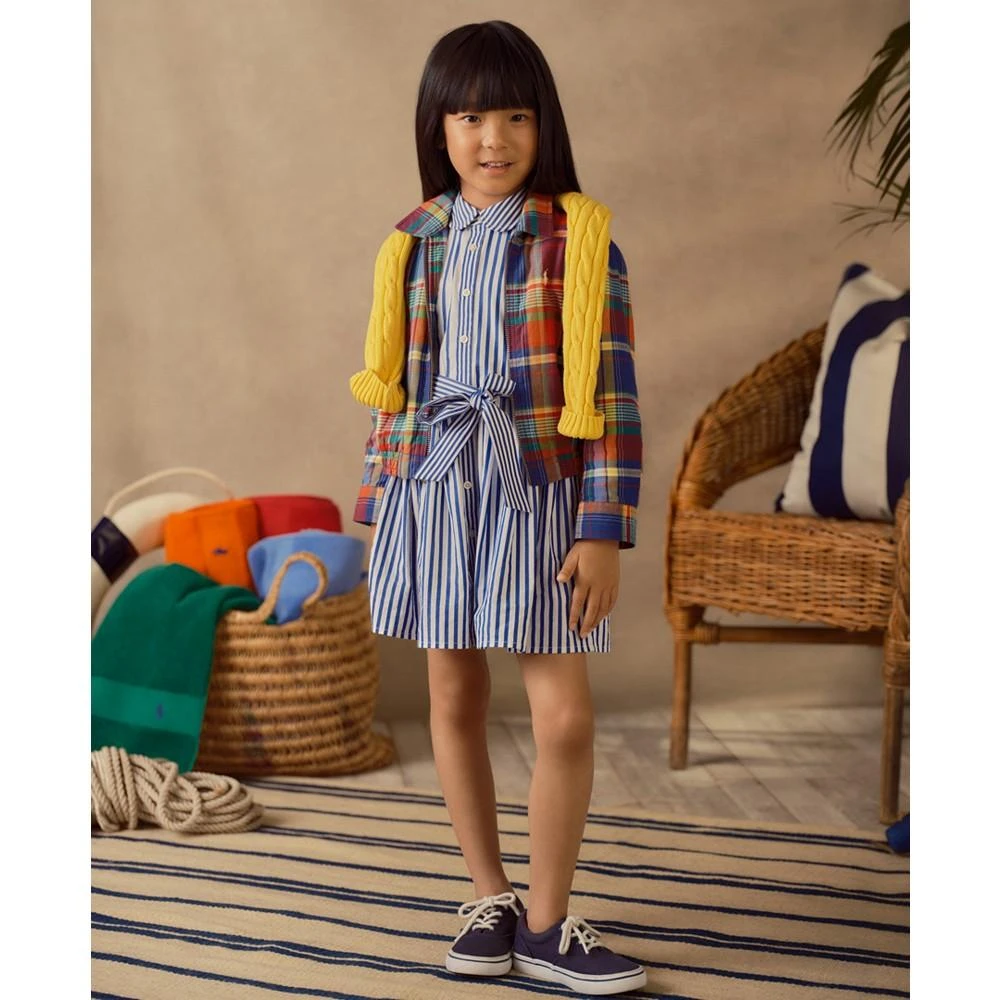 商品Ralph Lauren|Toddler and Little Girls Cotton Madras Jacket,价格¥642,第3张图片详细描述