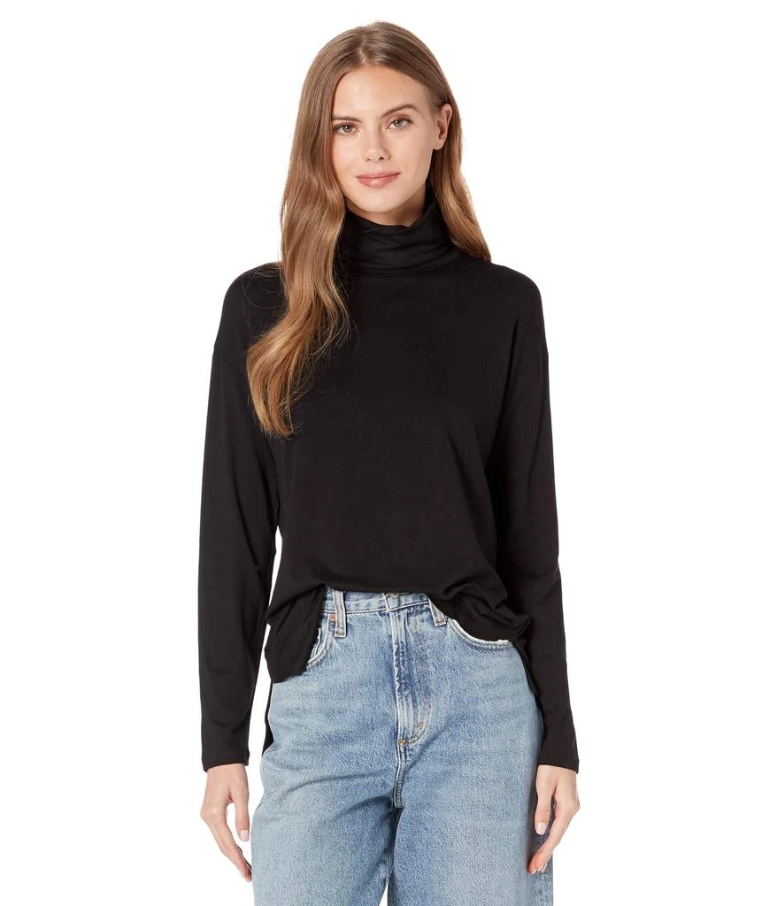 商品MAJESTIC FILATURES|Soft Touch Long Sleeve Semi Relaxed Turtleneck,价格¥1086,第1张图片