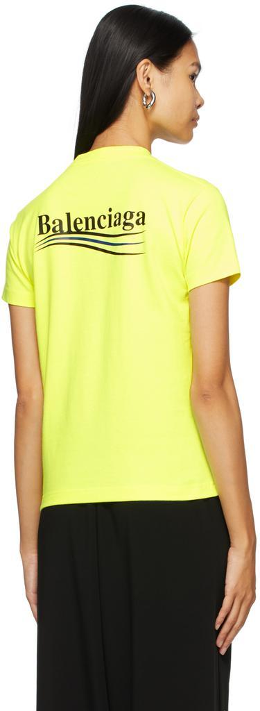 商品Balenciaga|黄色 Political Campaign T 恤,价格¥4837,第5张图片详细描述