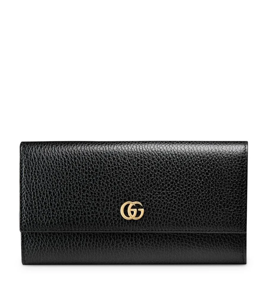 商品Gucci|Leather Marmont Continental Wallet,价格¥4778,第1张图片